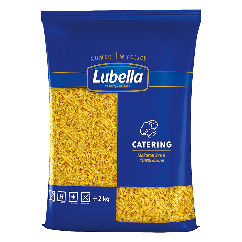 Lubella Catering Makaron Kolanko ozdobne 6x2kg