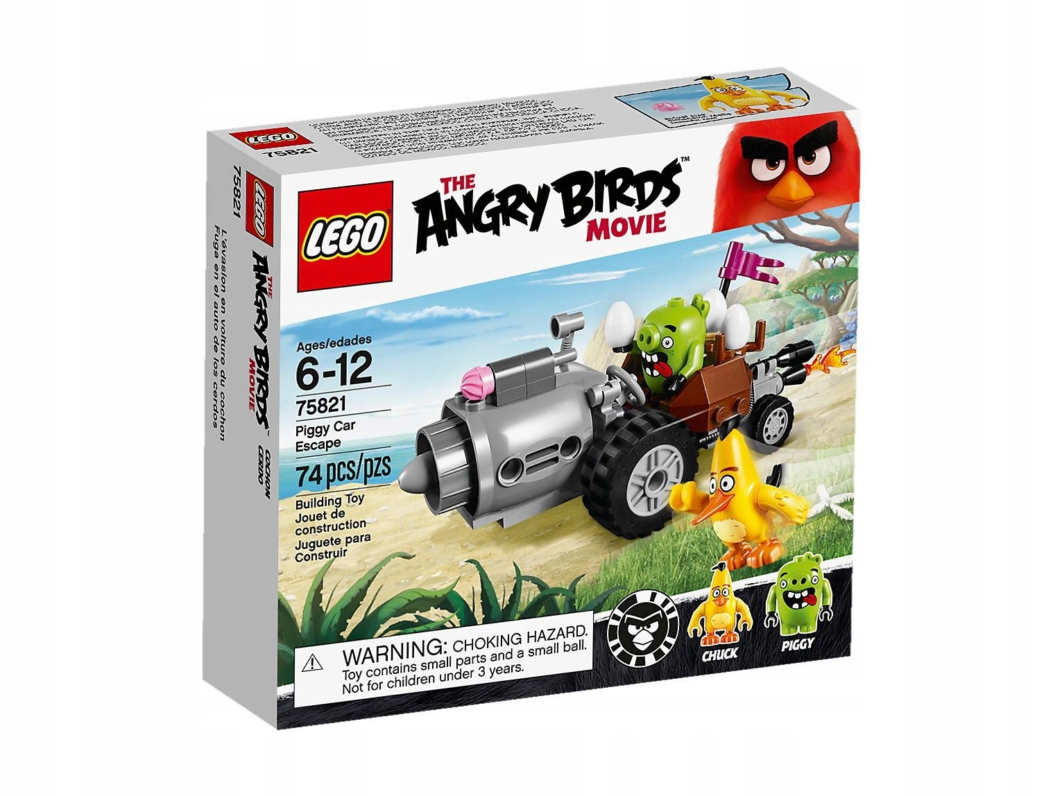 LEGO Angry Birds - 75821 Ucieczka samochodem świnek - Nowe