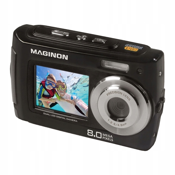 Aparat Cyfrowy Wodoodporny Selfie Wstrząsoodporny Hd 14MPX 2X LCD 4XZOOM Sd