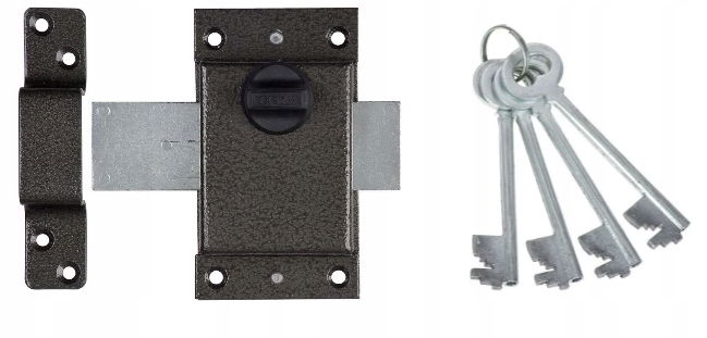 Cam Povrchový zámek Warecka W-3 s otočným knoflíkem