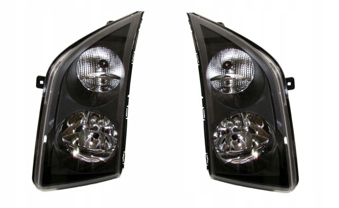 Reflektor przedni TYC halogenowy lewy + prawy do VW Crafter 2005-2013