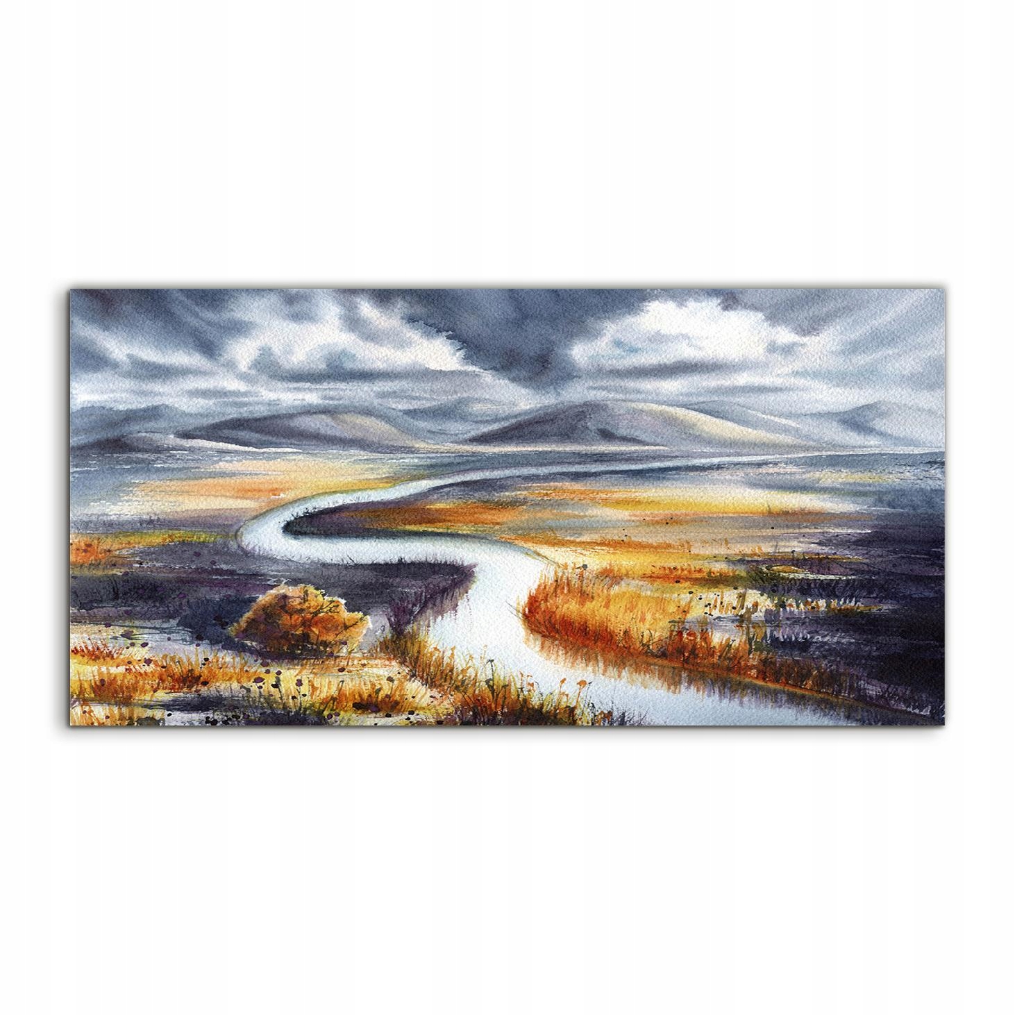 

Obraz akryl 120x60 nowoczesny Akwarele Jesień Las