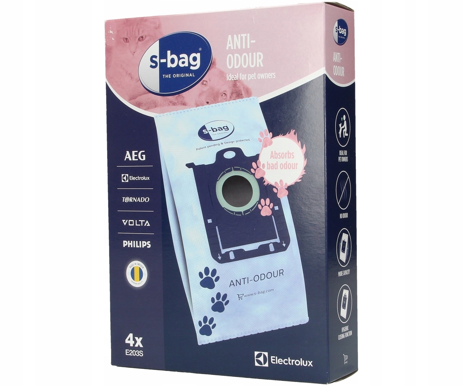 

Worki odkurzacza Electrolux UltraSilencer S-bag