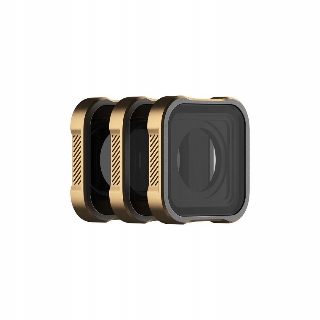 Zestaw 3 Filtrów Szarych PolarPro do Gopro Hero 9 10 11 12 13 Nd8 Nd16 Nd32