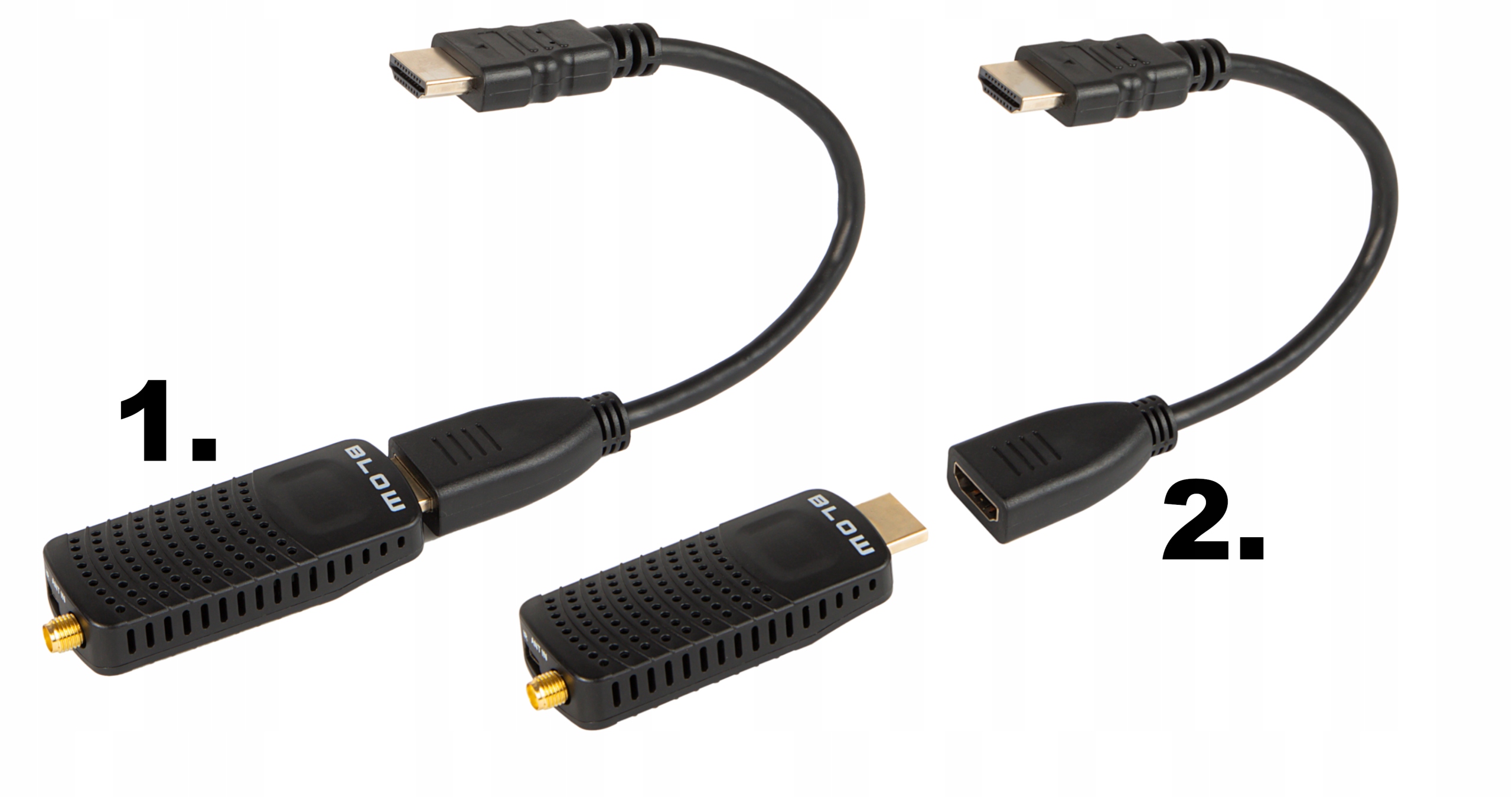 Tuner tv dekoder DVB-T2 HDMI H.265 HEVC Marka Blow