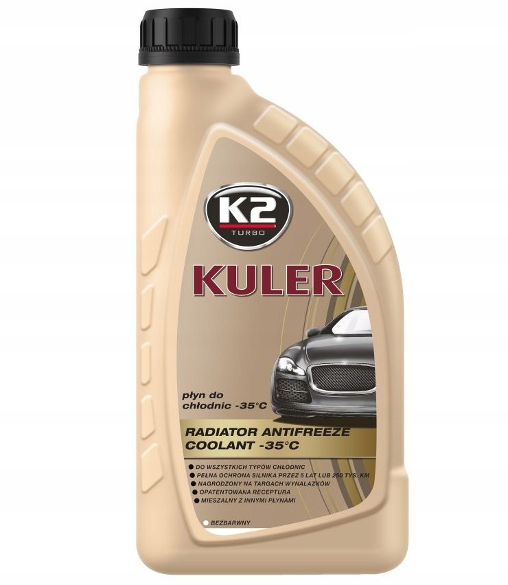 

K2 Kuler -35C Bezbarwny Gotowy Płyn Do Chłodnic 1L