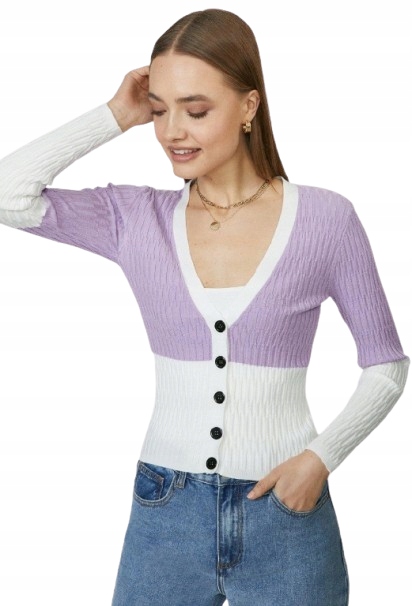 Zimní Svetr 0A1G3_B* Coast Dámský Na Knoflíky Klasický M Eu M