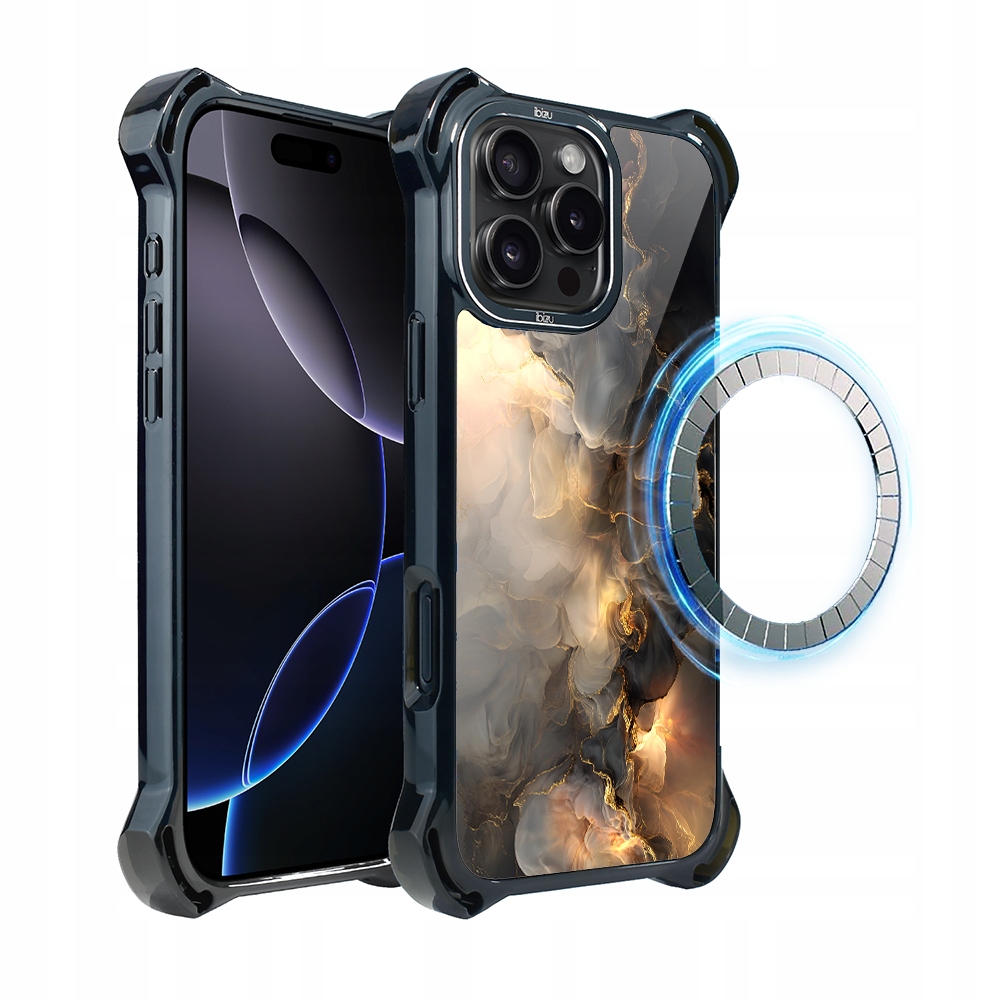 Pouzdro iPhone 16 Pro Max Ibizu DropGuard Ultra s MagSafe, Stardust