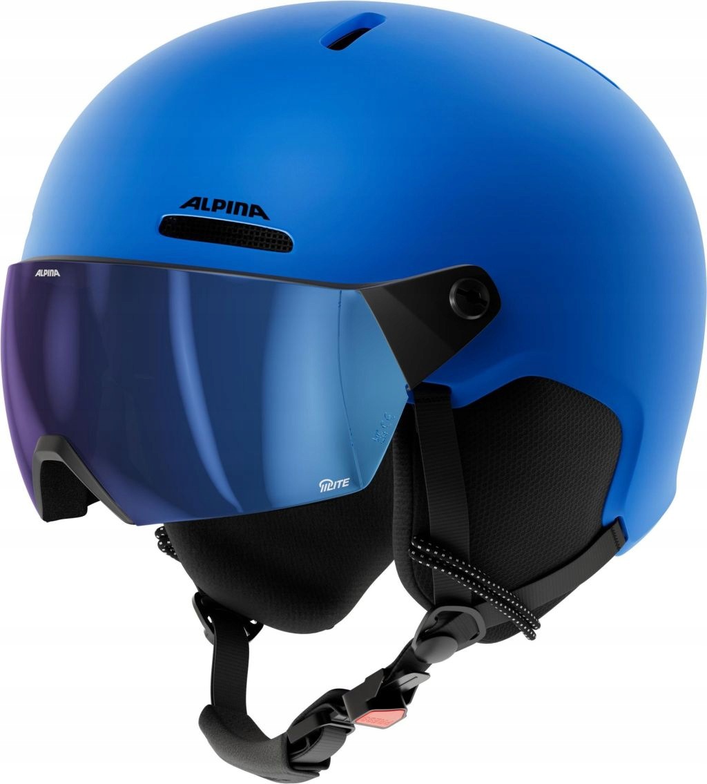 Kask Narciarski Alpina Zupo 2 Visor Q-Lite Blue Matt (52-56 cm)