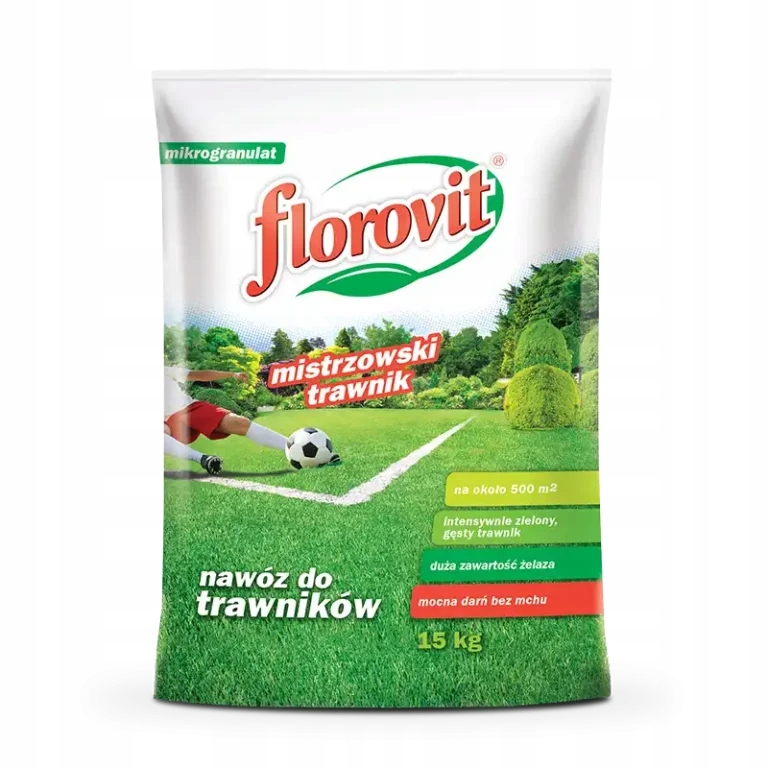 Florovit nawóz do trawników z mchem worek 15kg