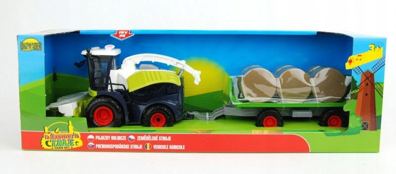 KOMBAJN Z PRZYCZEPĄ ŚWIATŁO/DŹWIĘK W PUDEŁKU