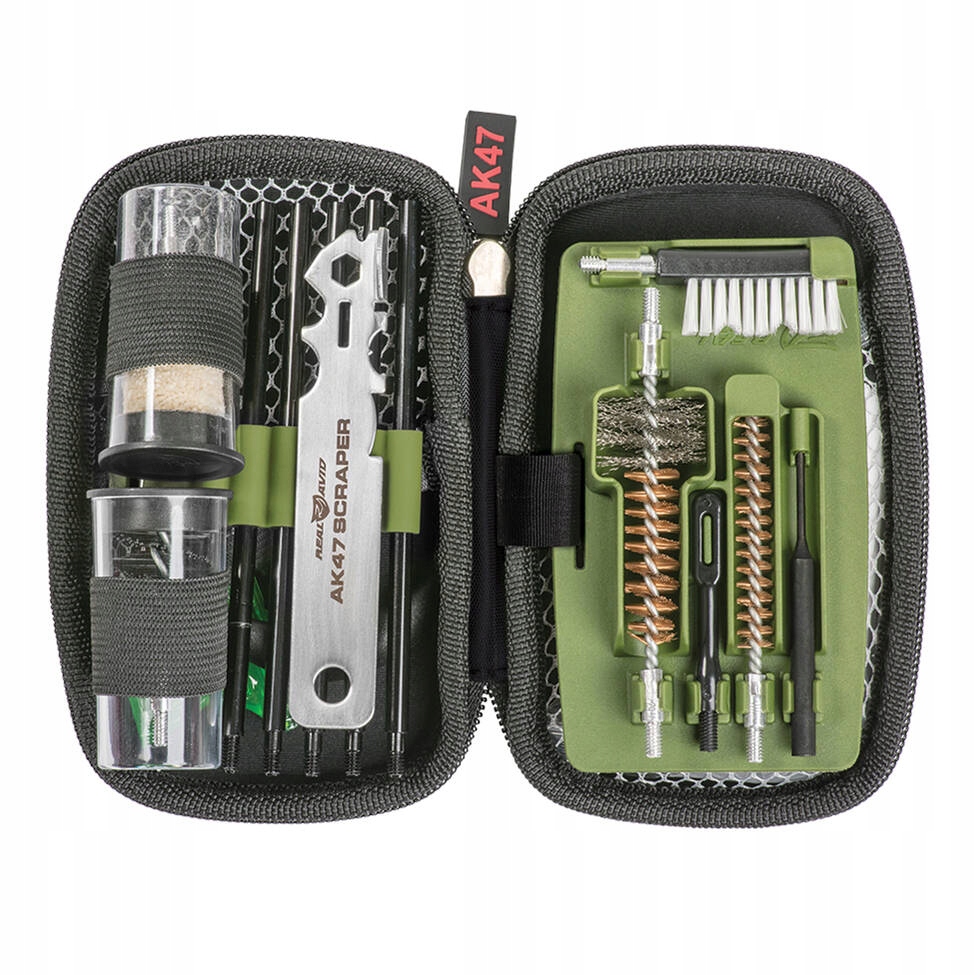 Sada na čištění zbraní AK47 Gun Boss Ak 47 Real Avid 16 Kusů pouzdro