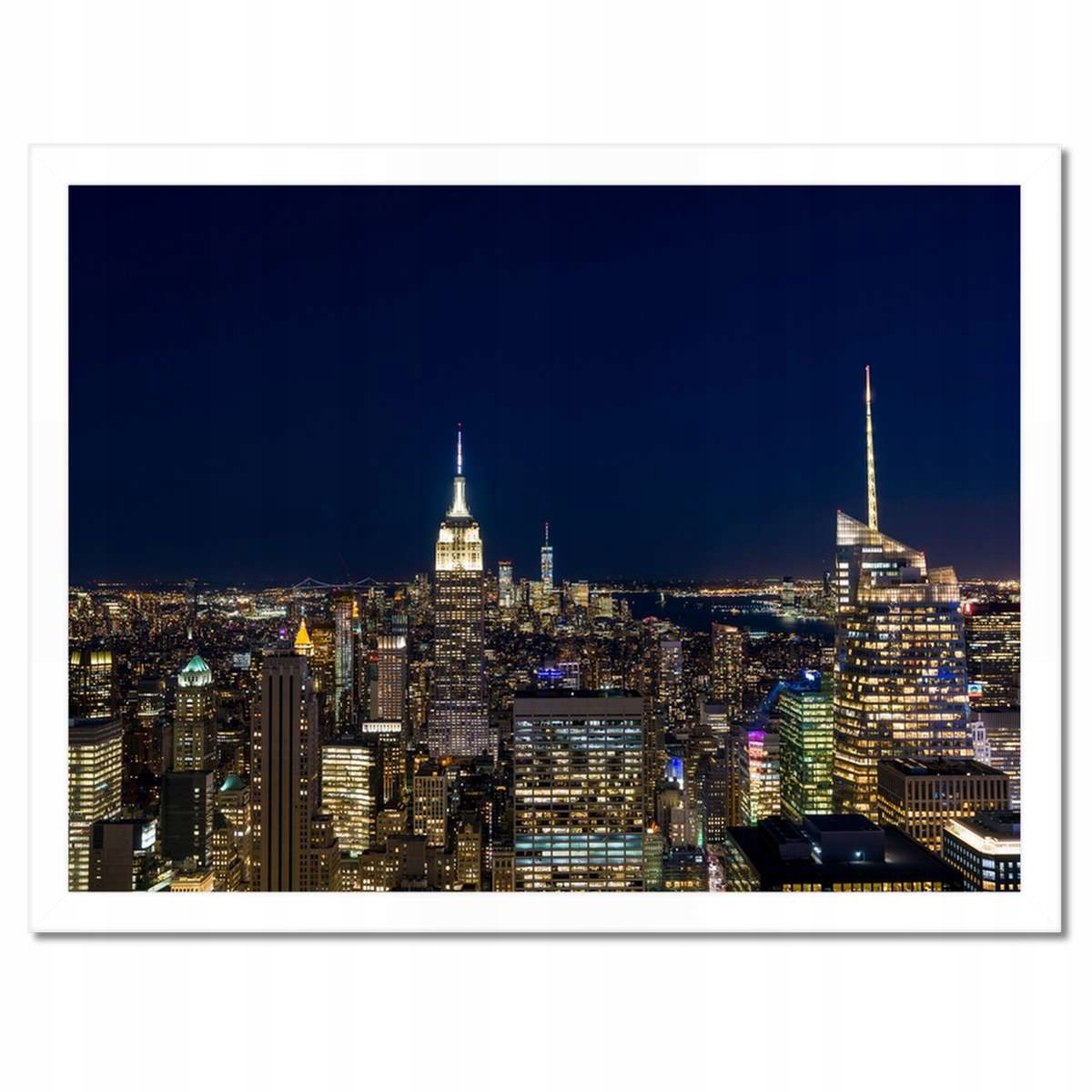 Plakáty v rámu 40x30 New York Pohled shora