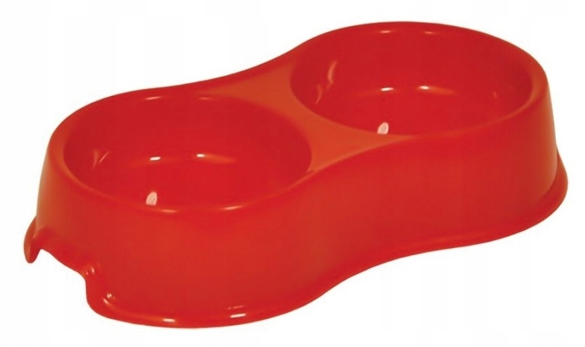 

Miska Dla Psa, Kota Plastikowa Podwójna 2x0.16L