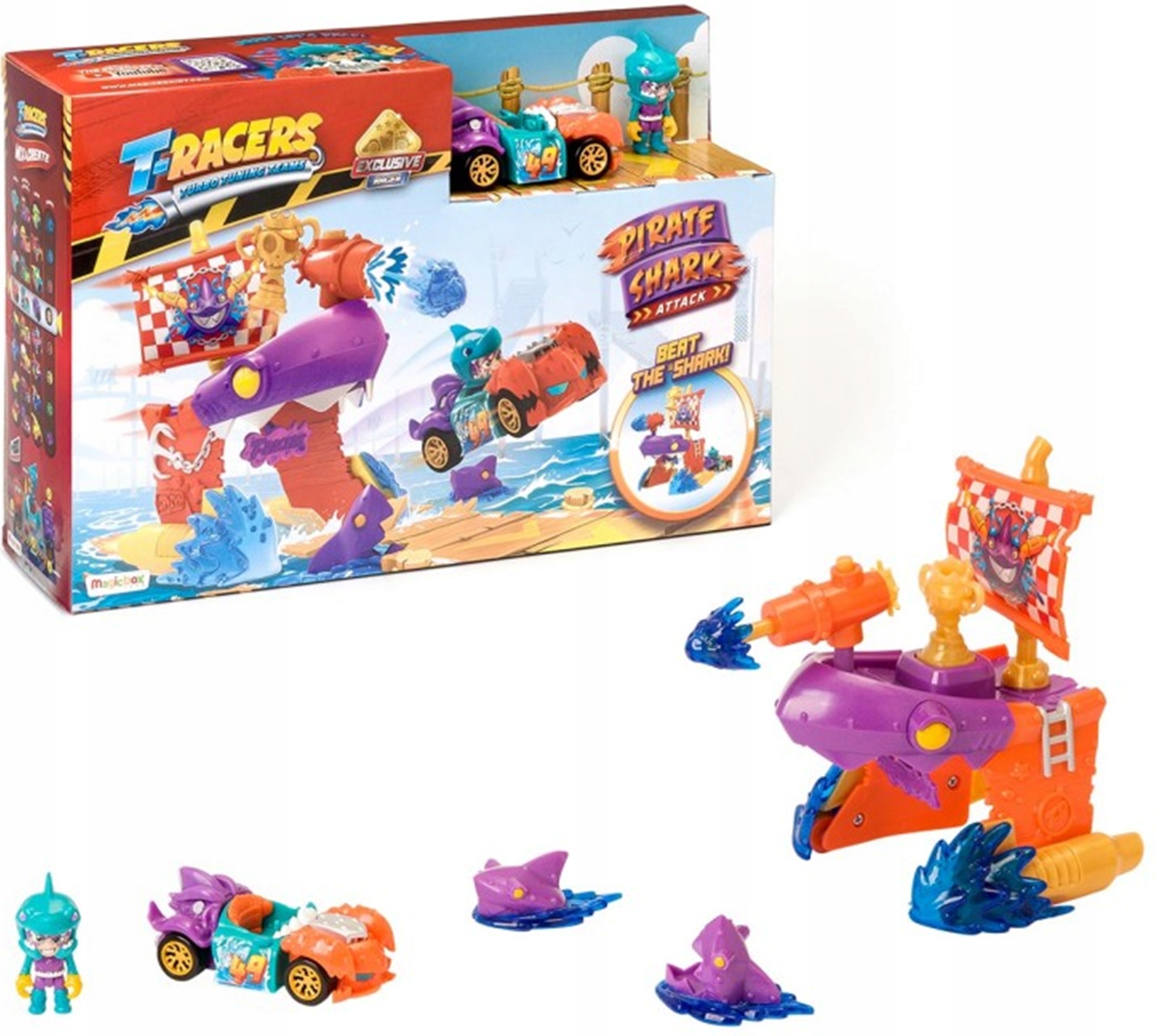 

T-racers Pirate Shark Attack Zestaw Z Rekinami