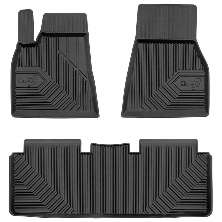 Gumové Koberce Tesla S od 2012-2021 Korytka 77