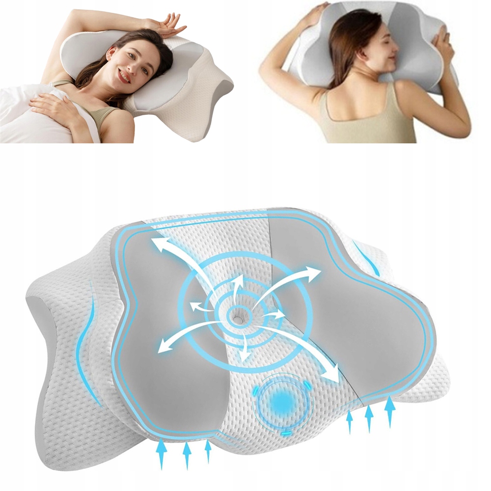 Ortopedický Polštář Ergonomická Paměťová Pěna Profilovaná Pod Krkem