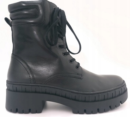 Kožené Kotníkové Boty Marco Tozzi 2-25205 Černá r40