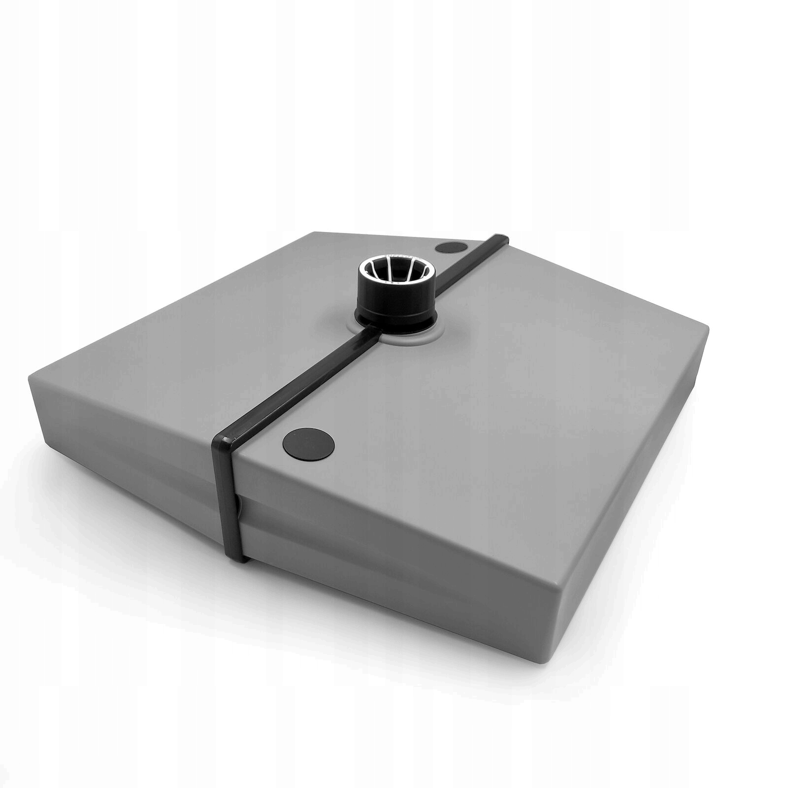 PODSTAWA STOJAK POD PARASOL OGRODOWY SZARY