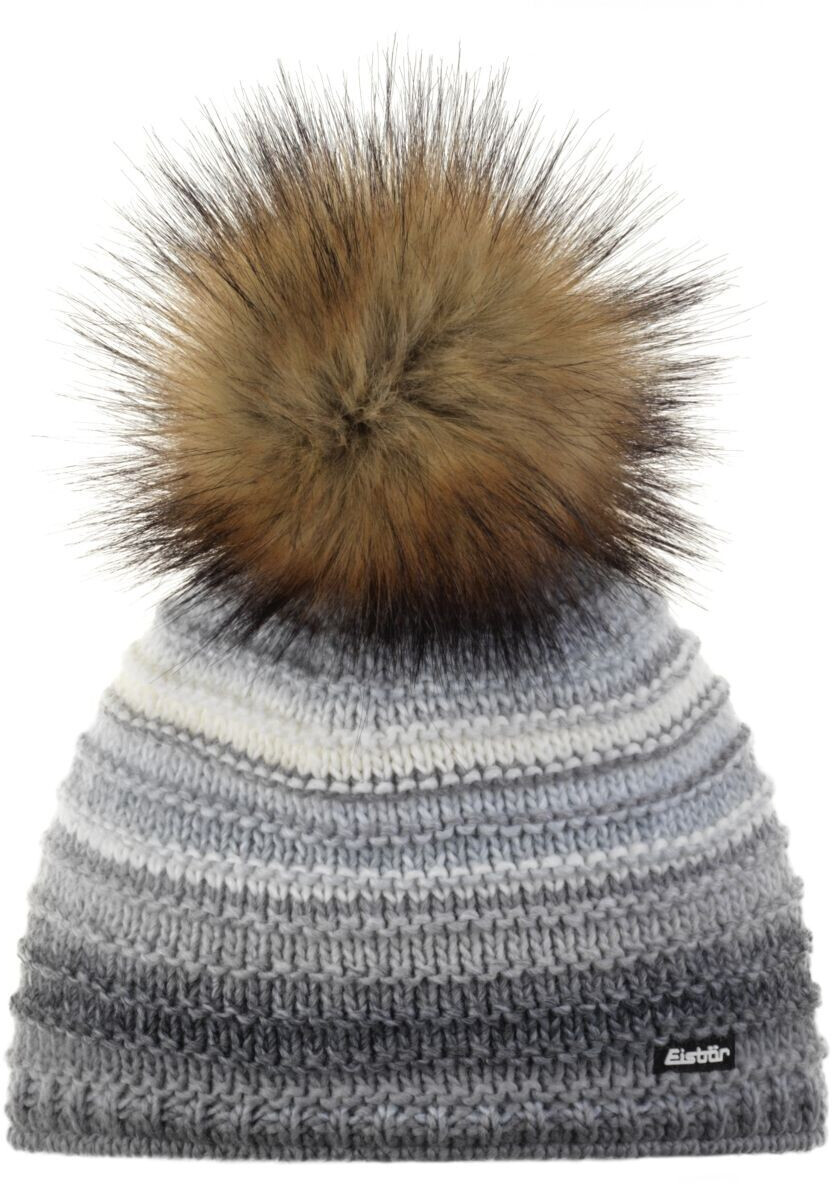 Čepice Eisbar Mikata Lux s bambulí, světle šedá