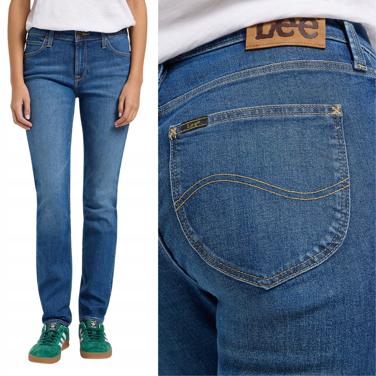 Lee Elly slim Strength dámské přiléhavé jednoduché džínové kalhoty W29 L31