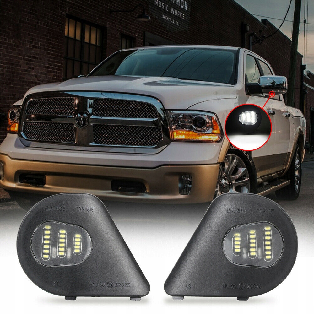 Светодиодные зеркальные лампы освещения DODGE RAM