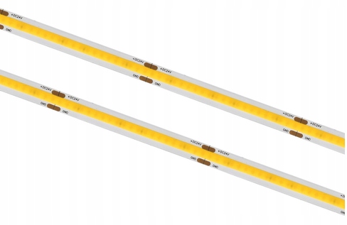 Vodotesná Led páska Cob 24V 8W 3000K IP66 10m