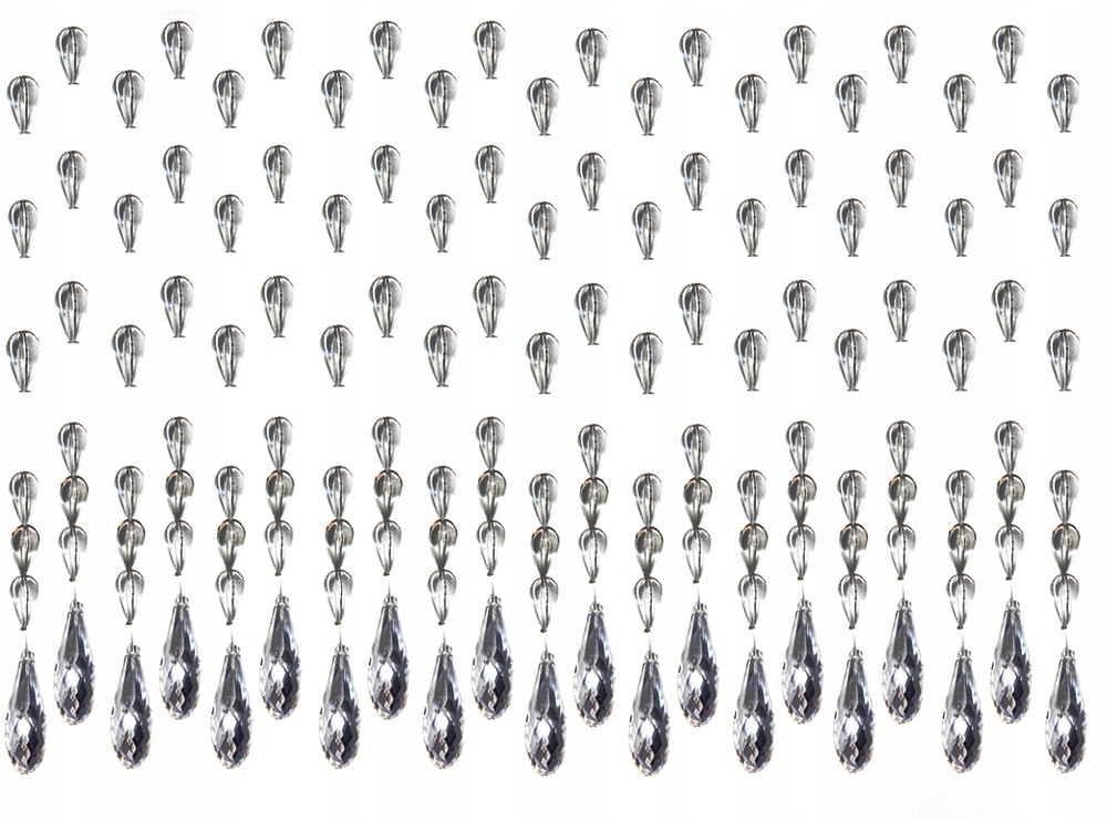 Akce Křišťály přívěsky Korálky okno 150 cm