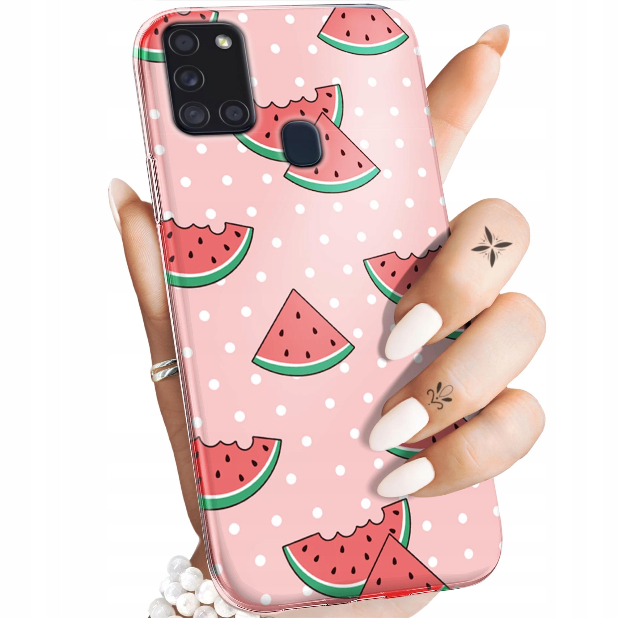 Etui Do Samsung Galaxy A21S Arbuz Z Arbuzem Melon Obudowa Pokrowiec