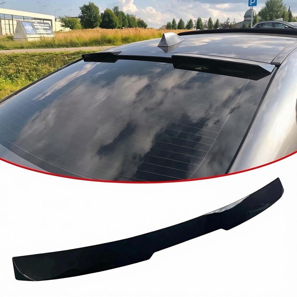 Zadní Kryt Bmw F10 Pro Střešní Sklo M4 Vzhled Spoiler Černý Lesk
