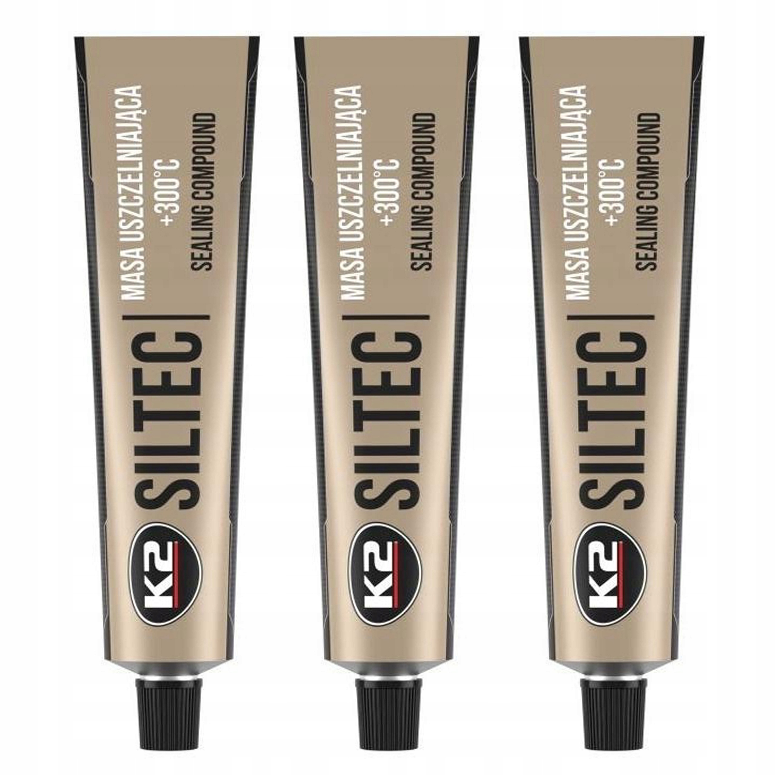 K2 SILTEC SILIKON MASA USZCZELNIAJĄCA GRAFIT x 3