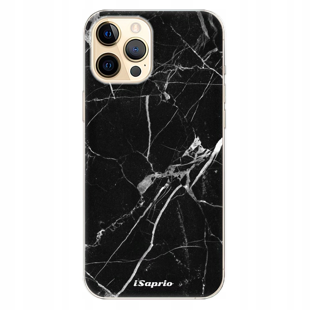 Silikonowe etui iSaprio Black Marble 18 do iPhone 12 Pro Max