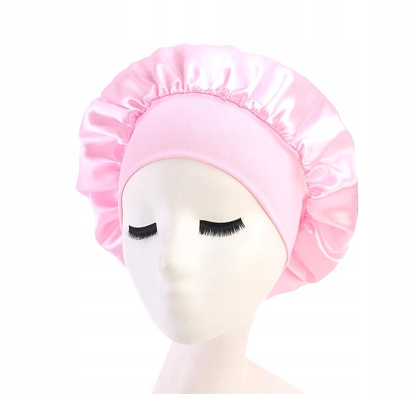 Satynowy Czepek na noc ściągacz na włosy Damski sen EAN (GTIN) 5905884030523