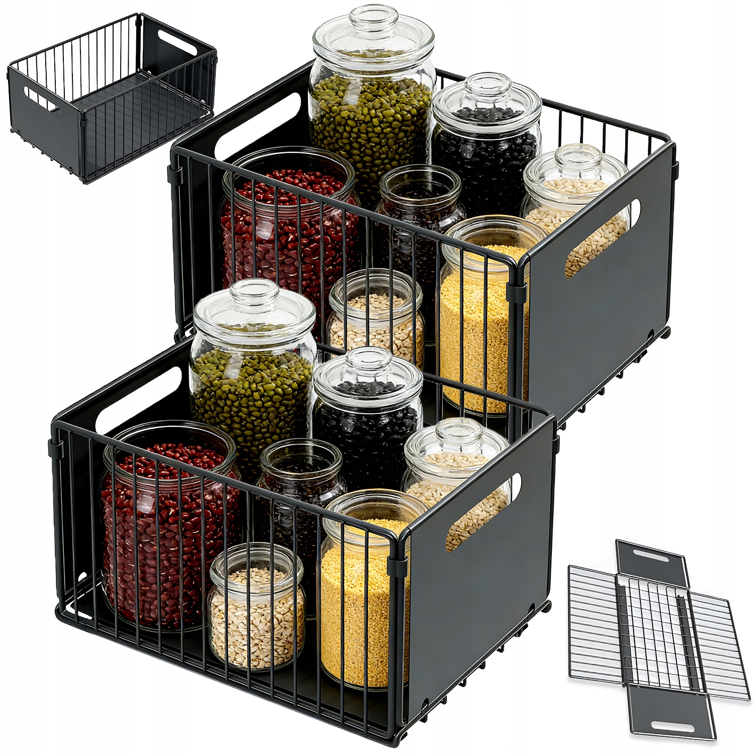 Výsuvná Police S Tichým Kolejnicovým Systémem Pro Kuchyň Koupelny A Skříně