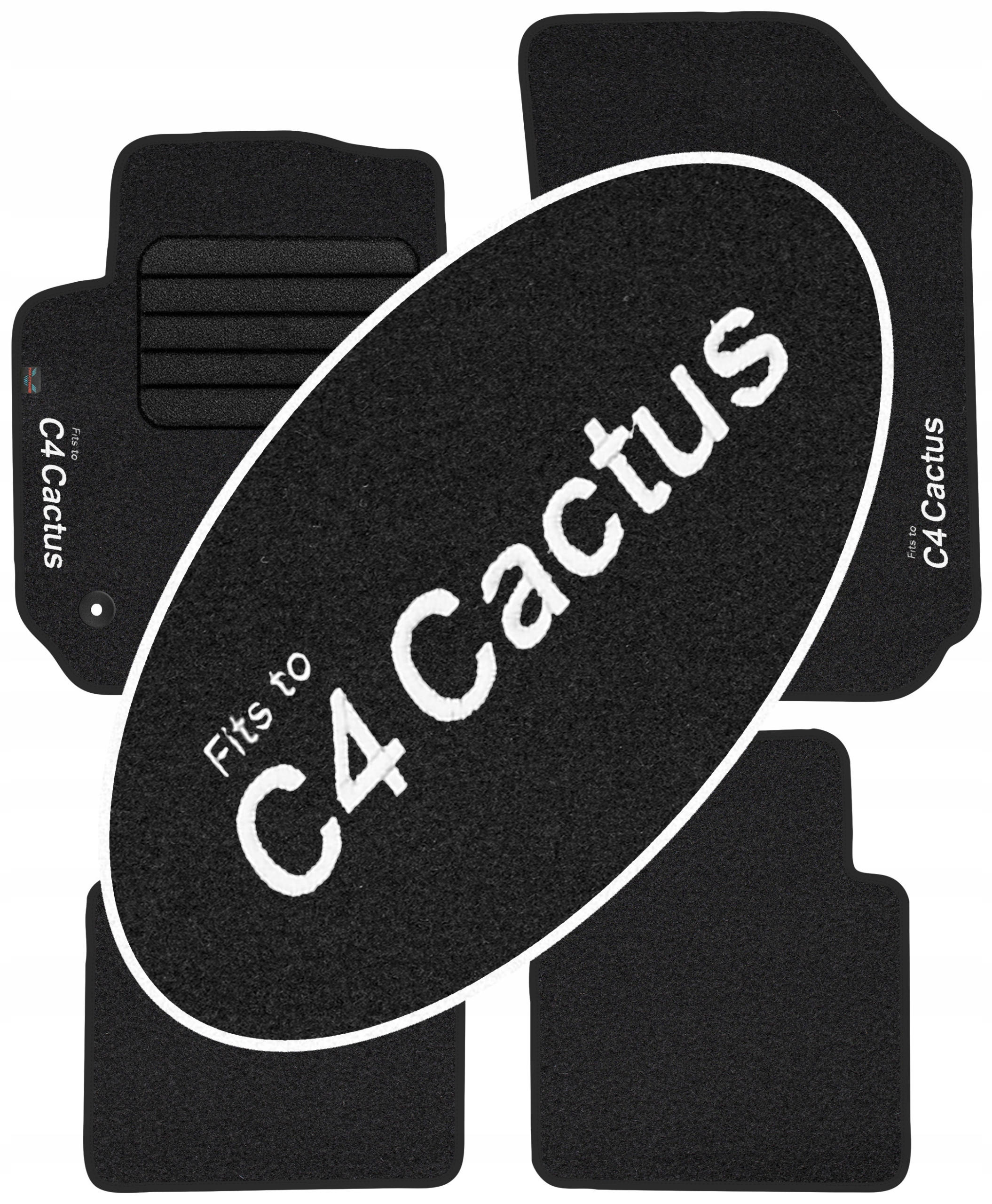 

Citroen C4 Cactus 2014-2020 Welurowe z Haftem