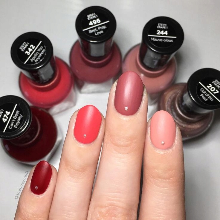 Sally Hansen Miracle гель лак Cant Beet Roya 474 — фото 9