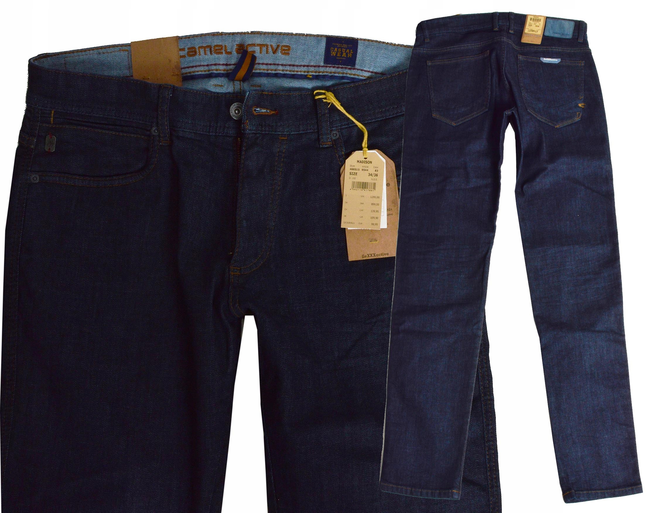 

Camel Active Madison spodnie jeans zwężane W38 L30