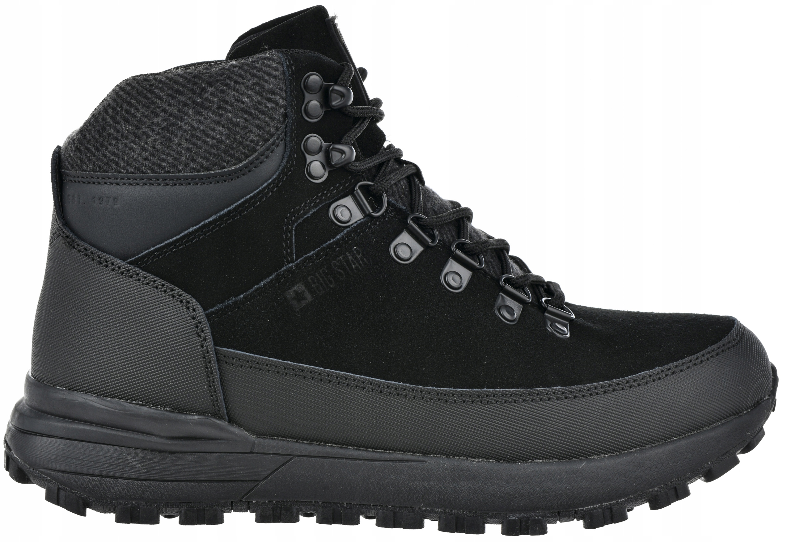 Trapery na zimu Big Star OO174505 zateplené kožené boty 45