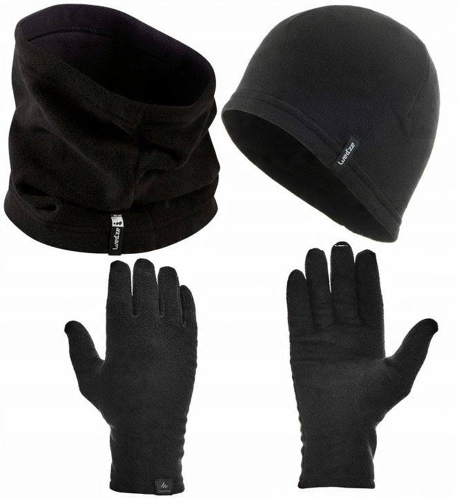

Czapka Polarowa + Komin + Rękawiczki Komplet Xs