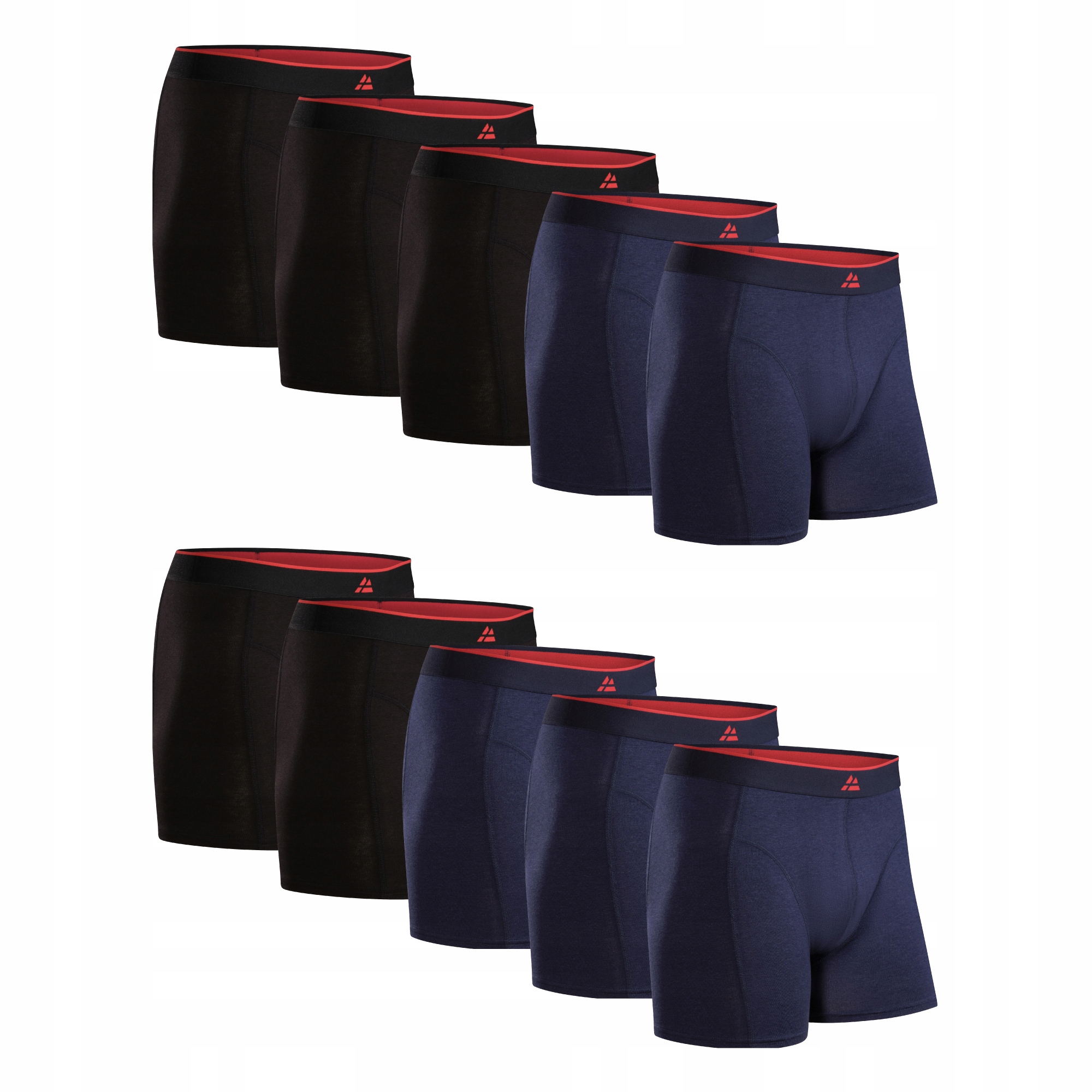Bambusové boxerky Danish Endurance Pánské spodní prádlo Premium 10-pack M