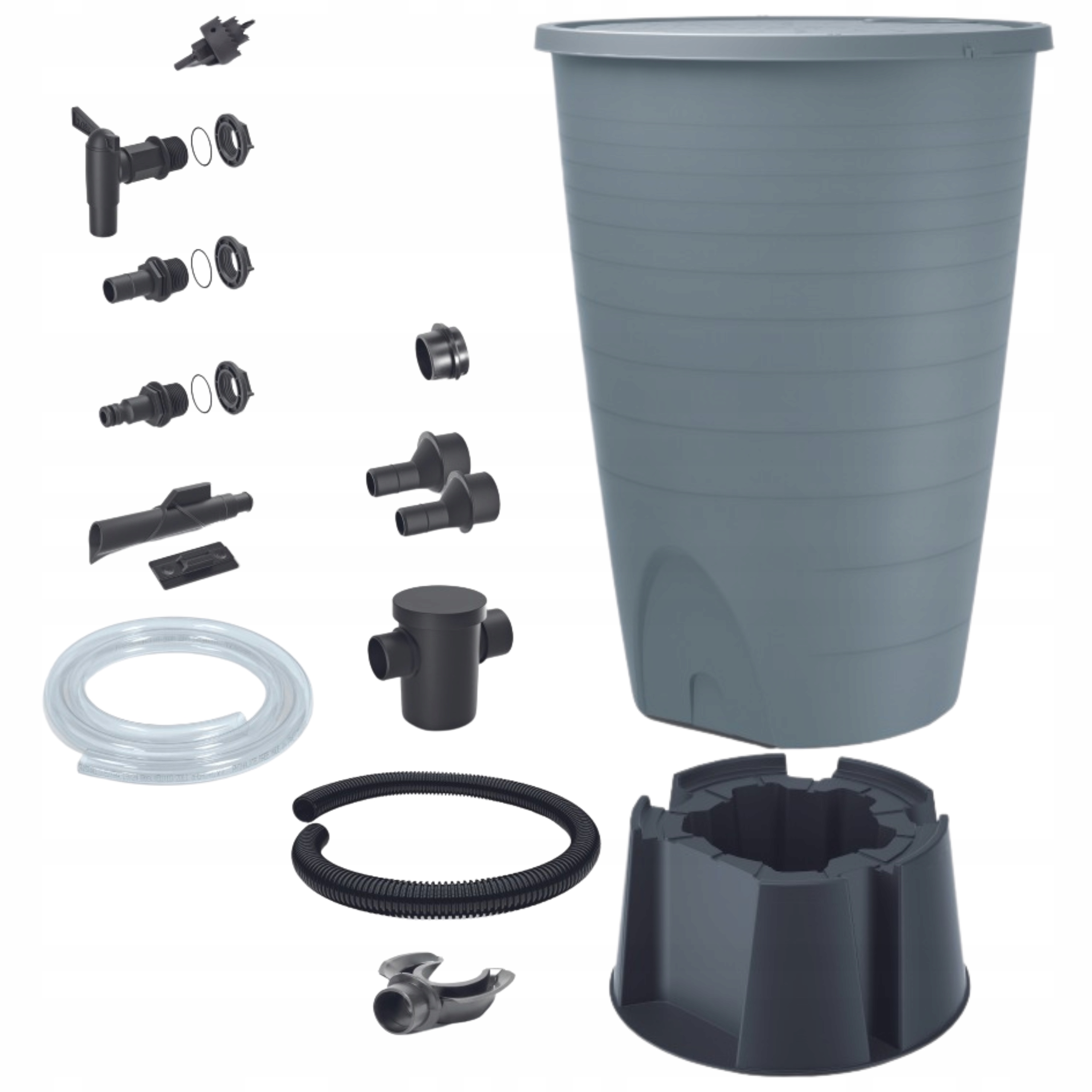 

Zbiornik na deszczówkę wodę beczka 260l kompletny