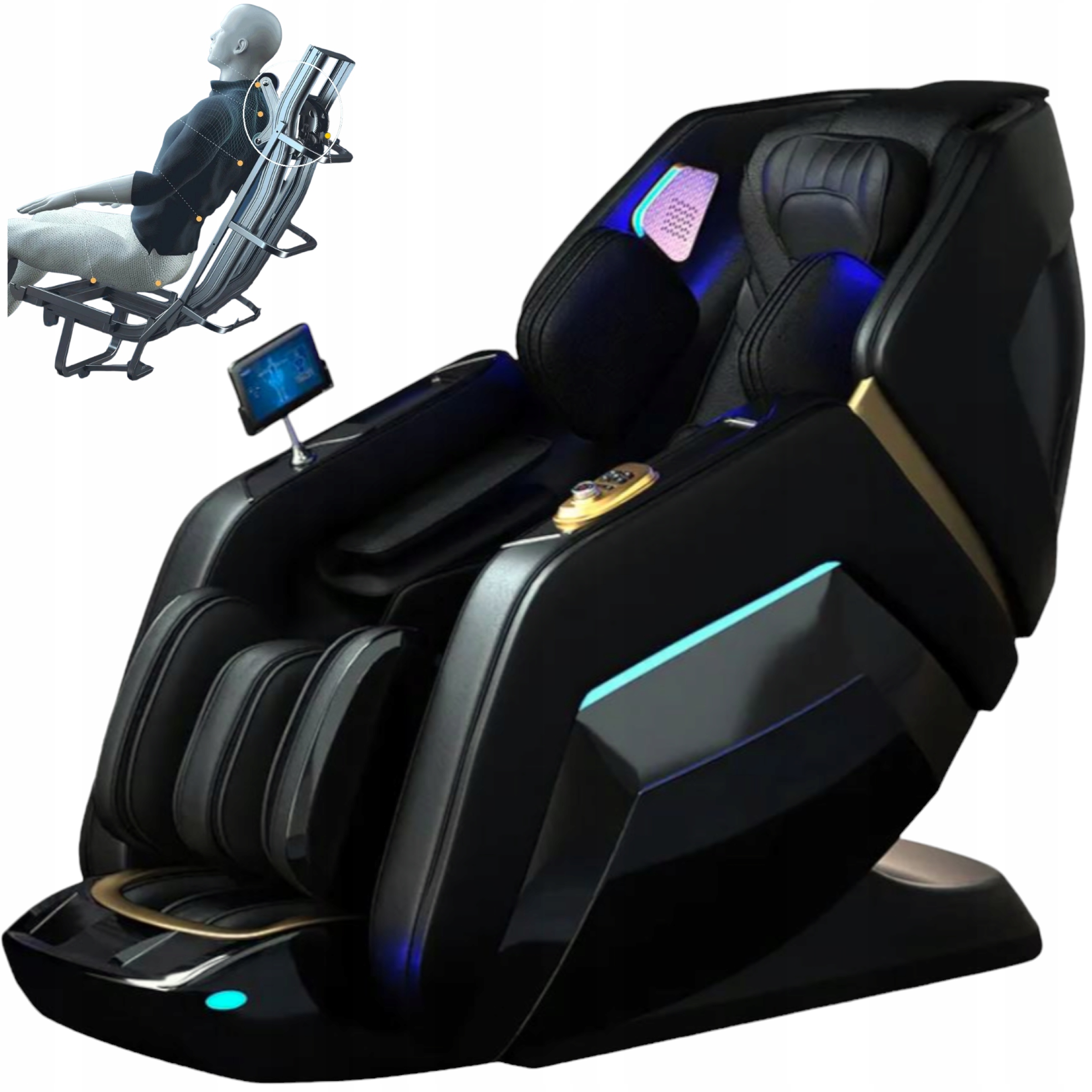 FOTEL MASUJĄCY S+L SHAPE ZERO GRAVITY Body Scan 4D Premium Luxury