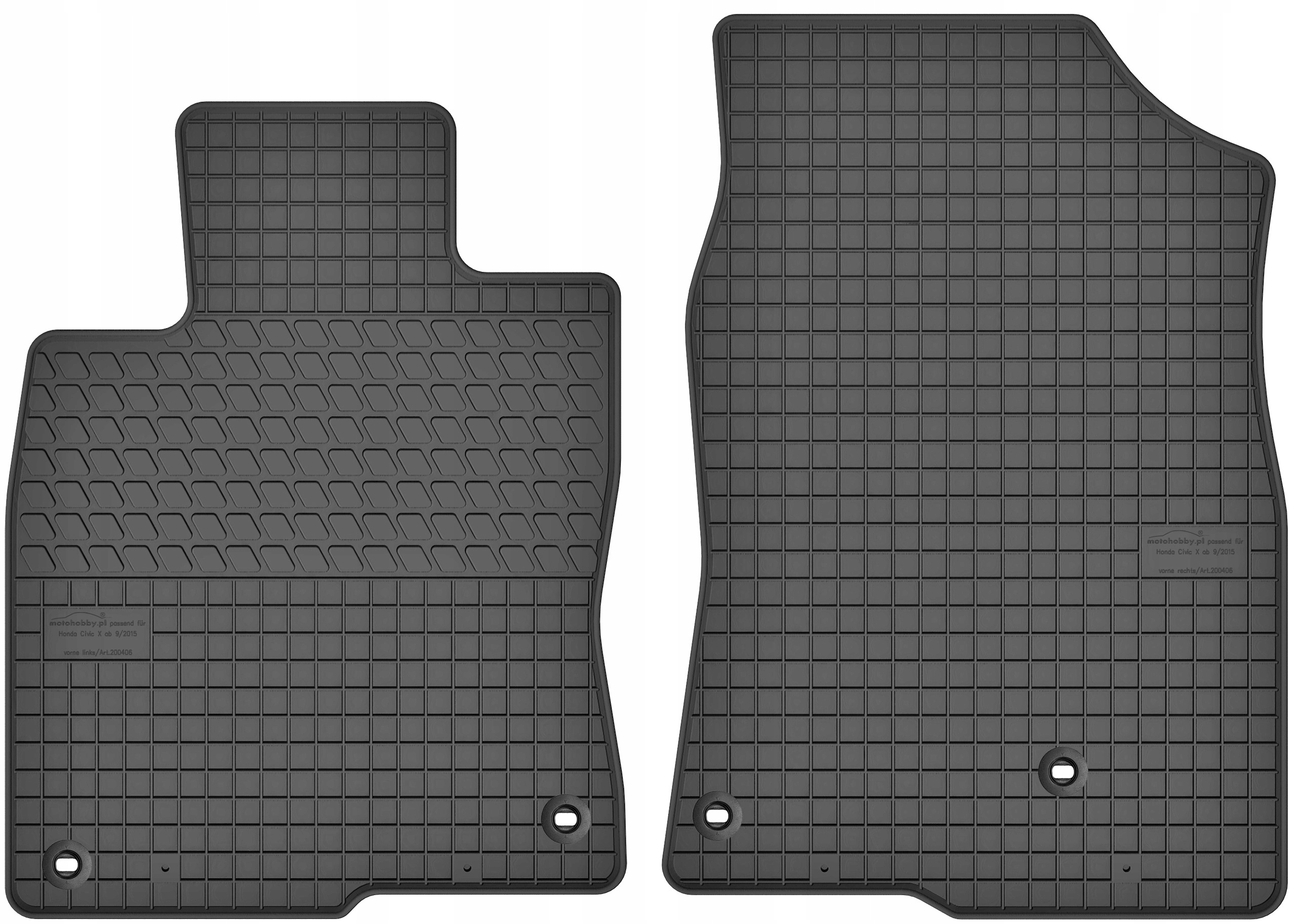 

Honda Civic X 2015- Dywaniki gumowe