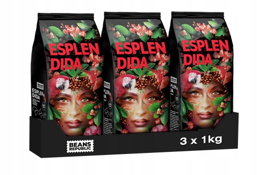 Levně Sada Káva zrnková Beans Republic Esplendida 100% Arabica 3x1 kg