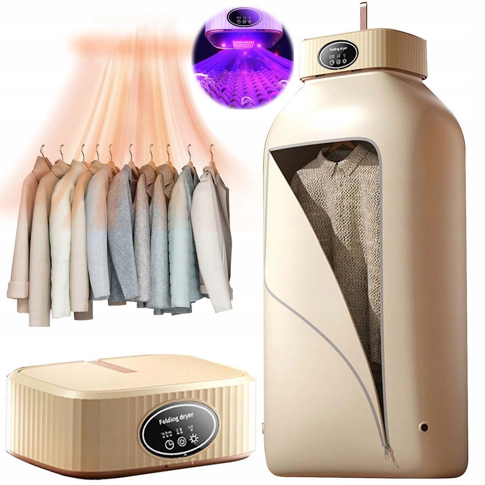 Levně Sušák Na Prádlo Blesková Elektrická Přenosná 600 W Tichá