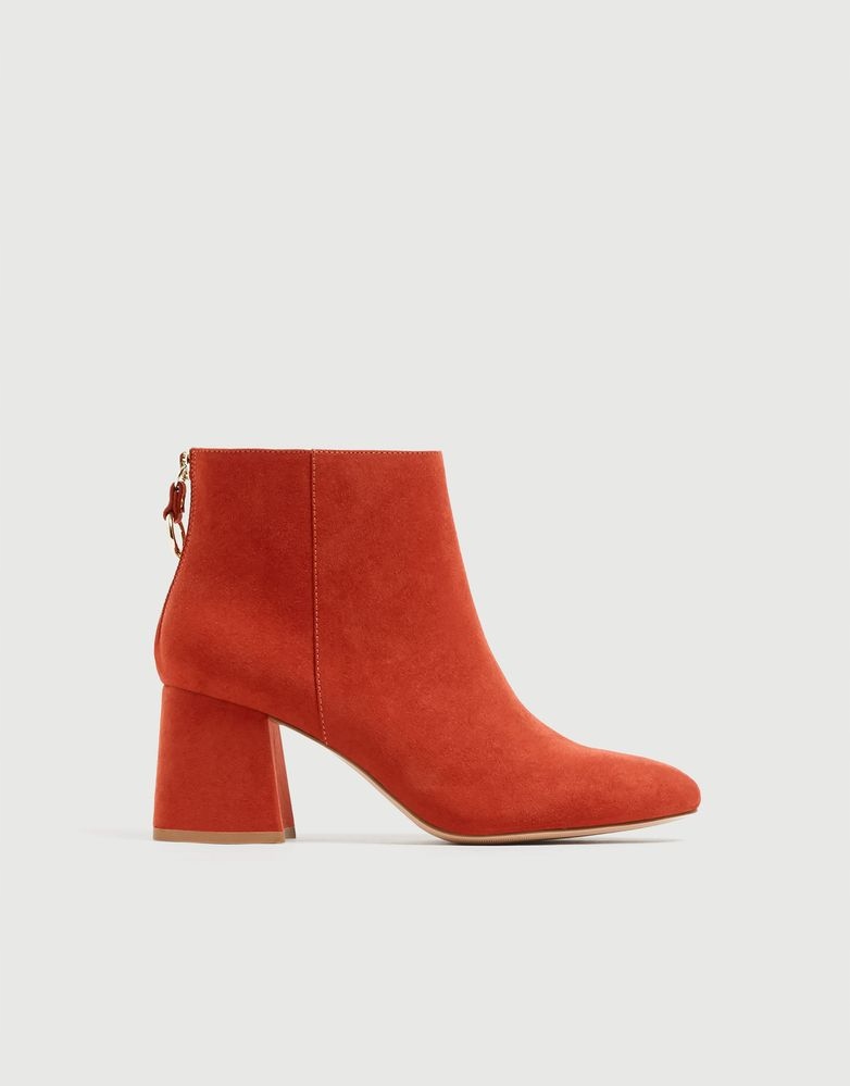 PULL & BEAR CEGLASTE ZAMSZOWE BOTKI KLOCEK (38)