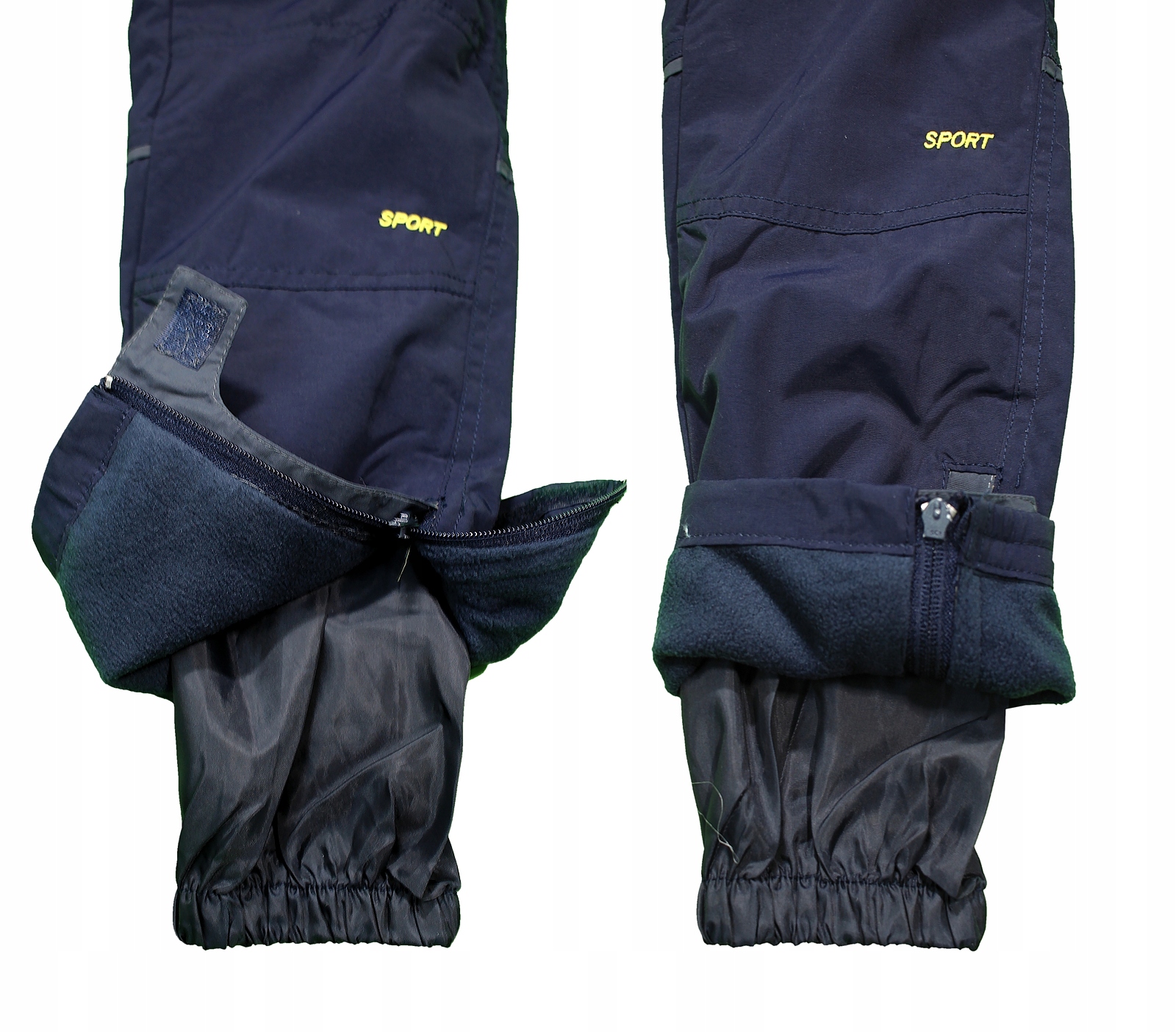 Spodnie ZIMOWE Ocieplane NARCIARSKIE Polar 134 Płeć chłopcy dziewczynki