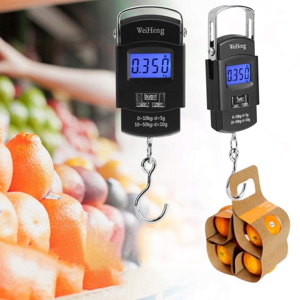 

Waga Walizkowa Ręczna Hakowa 50KG 10G Precyzyjna