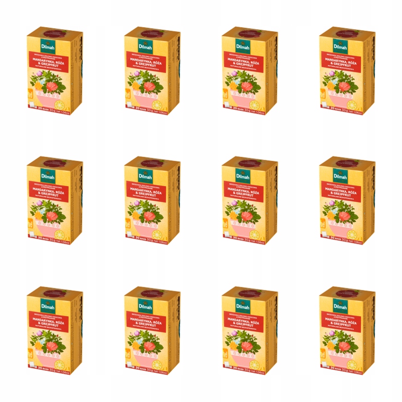 Dilmah nálev růže/citrusy 20TB X12