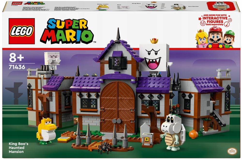Lego Mario Strašidelné sídlo Kinga Boo 71436